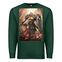 Sports Green Warhammer Characters Premium Sweatshirt - linhVisuals