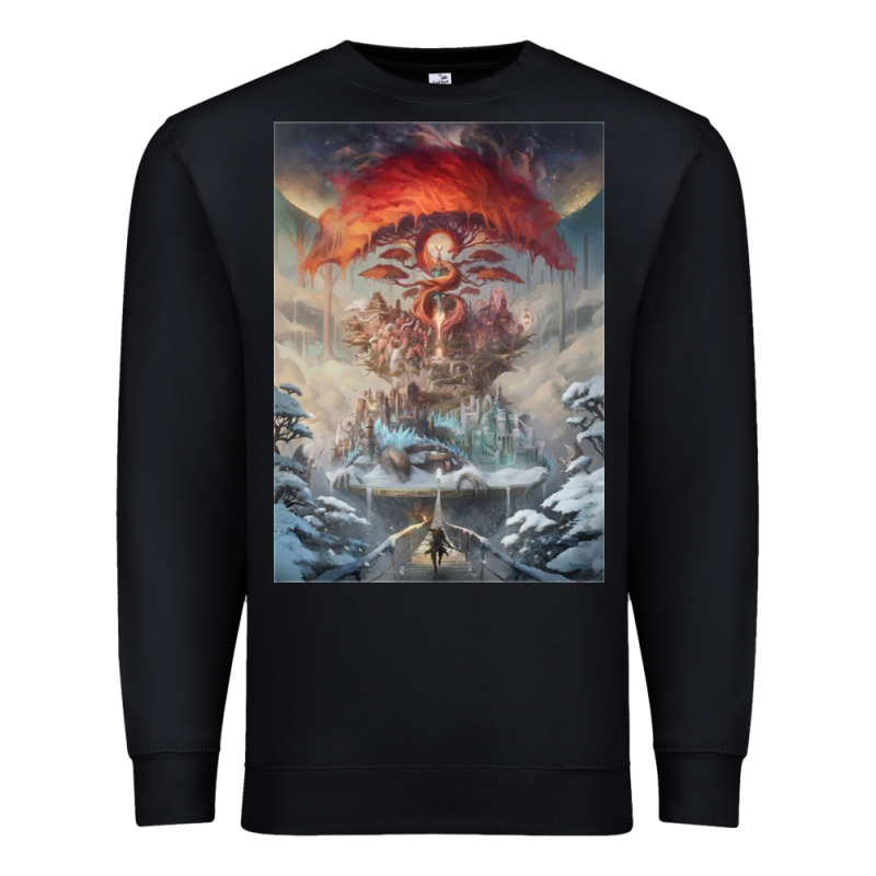 The Painted World Premium Sweatshirt by linhVisuals | Teevron