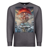 Charcoal Heather The Painted World Premium Sweatshirt - linhVisuals