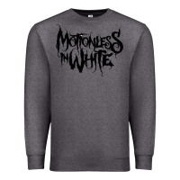 Charcoal Heather Motionless In White Premium Sweatshirt - linhVisuals