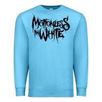 Ocean Blue Motionless In White Premium Sweatshirt - linhVisuals
