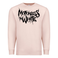 Pale Pink Motionless In White Premium Sweatshirt - linhVisuals