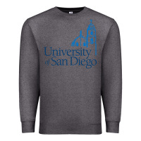 Charcoal Heather The university of san diego Premium Sweatshirt - linhVisuals