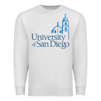 Oatmeal Heather The university of san diego Premium Sweatshirt - linhVisuals