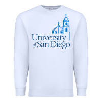 White The university of san diego Premium Sweatshirt - linhVisuals