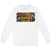 White hispanic heritage license plate Long Sleeve Tee - BundleAndBundleShop