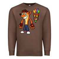Chestnut CRASH BANDICOOT Premium Sweatshirt - linhVisuals