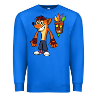 True Royal CRASH BANDICOOT Premium Sweatshirt - linhVisuals