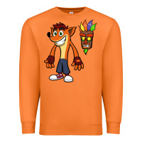 Carrot CRASH BANDICOOT Premium Sweatshirt - linhVisuals