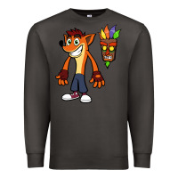 Smoke CRASH BANDICOOT Premium Sweatshirt - linhVisuals
