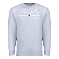 Heather Grey napa valley ca t shirt Premium Sweatshirt - linhVisuals
