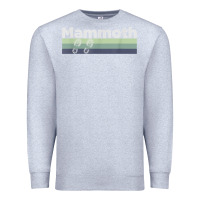 Heather Grey retro hiking boottrail running   mammoth california t shirt Premium Sweatshirt - linhVisuals