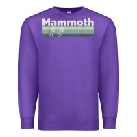 Purple retro hiking boottrail running   mammoth california t shirt Premium Sweatshirt - linhVisuals