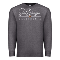 Charcoal Heather san diego ca sweatshirt Premium Sweatshirt - linhVisuals