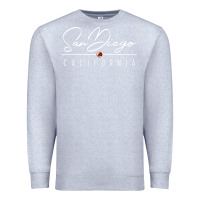 Heather Grey san diego ca sweatshirt Premium Sweatshirt - linhVisuals