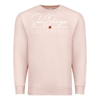Pale Pink san diego ca sweatshirt Premium Sweatshirt - linhVisuals