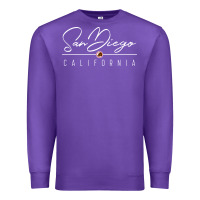 Purple san diego ca sweatshirt Premium Sweatshirt - linhVisuals