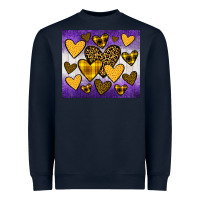 Navy lakers hearts Heavyweight Sweatshirt - JahusDesignShop