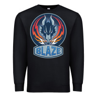 Black coventry blaze Premium Sweatshirt - linhVisuals