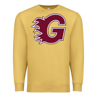Antique Gold guildford flames Premium Sweatshirt - linhVisuals