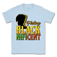 Dusty Blue Feeling blacknificent Classic Tee - HowdyJamesFarm