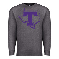 Charcoal Heather tarleton tontexas Premium Sweatshirt - linhVisuals