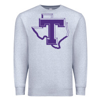 Heather Grey tarleton tontexas Premium Sweatshirt - linhVisuals