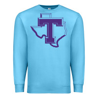 Ocean Blue tarleton tontexas Premium Sweatshirt - linhVisuals