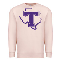 Pale Pink tarleton tontexas Premium Sweatshirt - linhVisuals