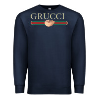Navy new grucci tshirt Premium Sweatshirt - linhVisuals