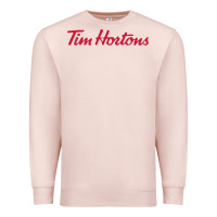 Pale Pink tim horton tshirt Premium Sweatshirt - linhVisuals