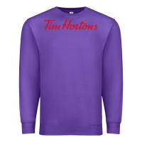 Purple tim horton tshirt Premium Sweatshirt - linhVisuals