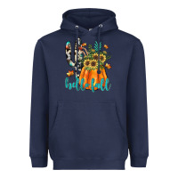 Navy hello fall Heavyweight Hoodie - JahusDesignShop