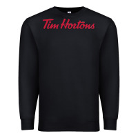 Black tim horton tshirt Premium Sweatshirt - linhVisuals