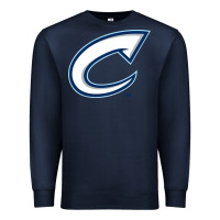 Navy columbus clippers Premium Sweatshirt - linhVisuals