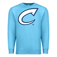 Ocean Blue columbus clippers Premium Sweatshirt - linhVisuals