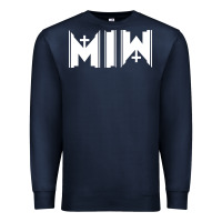 Navy Motionless In White Premium Sweatshirt - linhVisuals