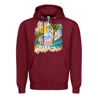 Burgundy salt water sunshine Zipper Hoodie - JahusDesignShop