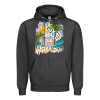 Charcoal Heather salt water sunshine Zipper Hoodie - JahusDesignShop