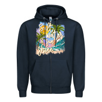 Navy salt water sunshine Zipper Hoodie - JahusDesignShop