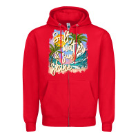 Red salt water sunshine Zipper Hoodie - JahusDesignShop