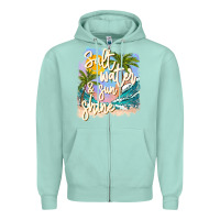 Seafoam salt water sunshine Zipper Hoodie - JahusDesignShop