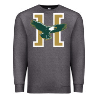 Charcoal Heather husson  eagles Premium Sweatshirt - linhVisuals