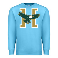 Ocean Blue husson  eagles Premium Sweatshirt - linhVisuals
