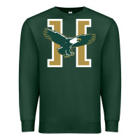 Sports Green husson  eagles Premium Sweatshirt - linhVisuals