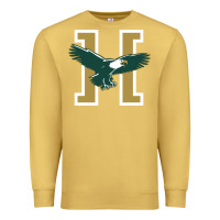 Antique Gold husson  eagles Premium Sweatshirt - linhVisuals