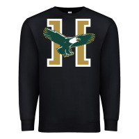 Black husson  eagles Premium Sweatshirt - linhVisuals