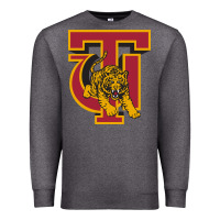 Charcoal Heather tuskegee merch, golden, tigers Premium Sweatshirt - linhVisuals