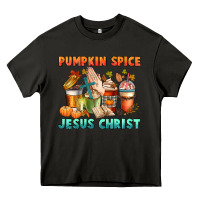 Asphalt pumpkin spice and jesus christ Heavy Core Tee - CowGirlArtShop