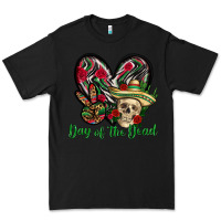 Black Day of the dead Mexico Premium Tee - HowdyJamesFarm